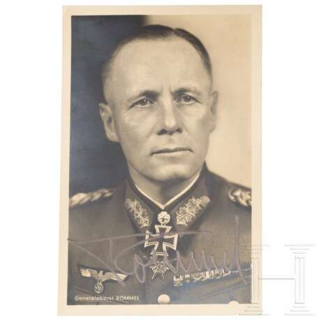 GFM Rommel - handsignierte Portraitpostkarte - photo 1