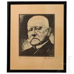 Willy Exner - Portrait Paul von Hindenburg