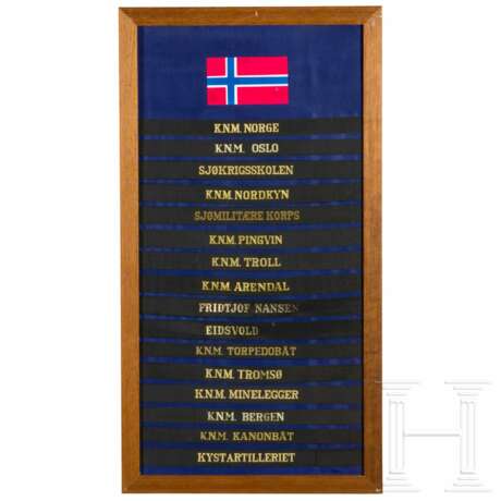 31 Mützenbänder der Königlich Norwegischen Marine "Kongelige Norske Marine" - фото 3