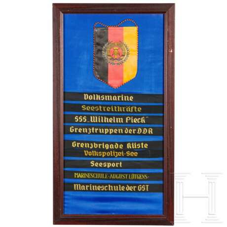 15 Mützenbänder von Marineeinheiten/-verbänden der DDR - фото 1