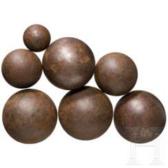 Sept boulets de canon, XVIIe-XVIIIe siècles siècle