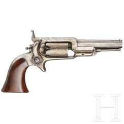 Versilberter Colt Model 1855 Sidehammer Pocket Revolver, sog. "Root-Model"