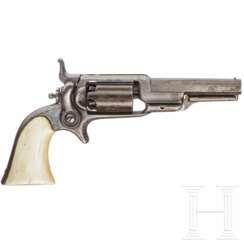 Colt Modell 1855 Sidehammer Pocket Revolver, sog. "Root-Model", mit Elfenbeingriffschale