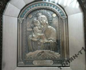 Икона Почаевская, серебро 925