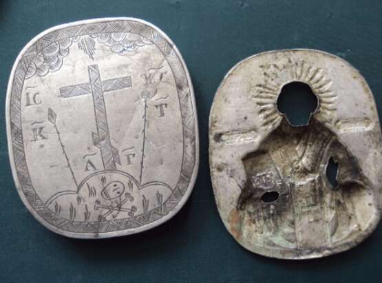 “pectoral icon of St. Nicholas silver” - photo 2