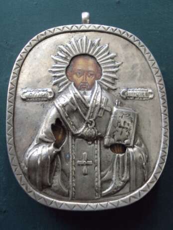 “pectoral icon of St. Nicholas silver” - photo 1