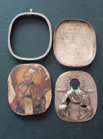 “pectoral icon of St. Nicholas silver” - photo 3