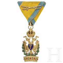 Kaiserlich österreichischer Orden der Eisernen Krone, 3. Klasse (Ritterkreuz), mit Kriegsdekoration (KD)