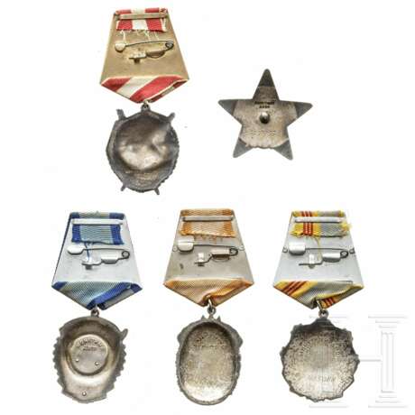 Fünf sowjetische Orden, 20. Jahrhundert - Foto 2