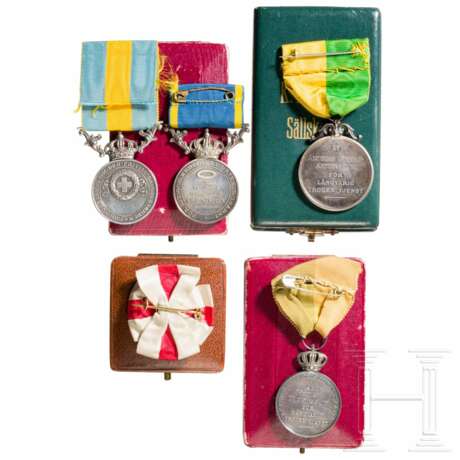 Auszeichnungen und Medaillen, Schweden, 1. Hälfte 20. Jahrhundert - Foto 2