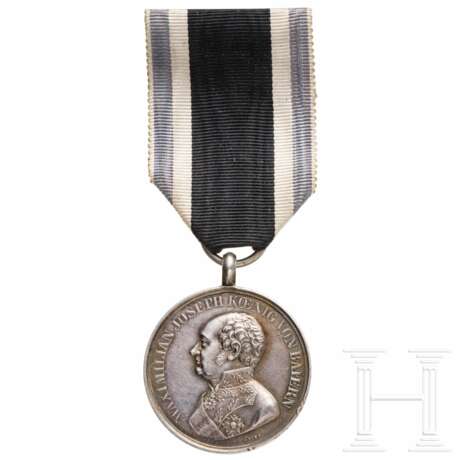 Bayerische silberne Militär-Verdienstmedaille („Tapferkeitsmedaille") aus dem Weltkrieg 1914/18 - фото 1