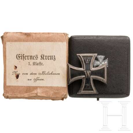 Eisernes Kreuz 1914, 1. Klasse im Etui mit Überkarton - фото 1
