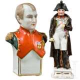 Napoleon I. - zwei Porzellanfiguren, 19./20. Jahrhundert - Foto 1