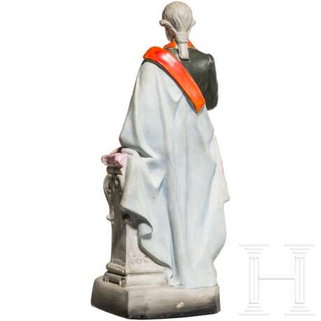 Kaiser Joseph II. - farbig gefasste Keramikfigur - photo 3