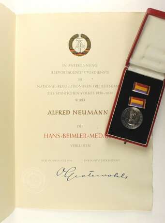Hans-Beimler-Medaille, - photo 1