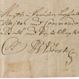 Schreiben von König Friedrich I. an Generalmajor von Börstel, Preußen, datiert 5.9.1705 - Foto 3