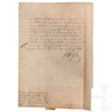 Preußen - König Friedrich Wilhelm I., Autograph, datiert 3.5.1714 - фото 1