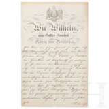 Preußen - König Wilhelm I., ein Patent zum Kanzleirat von 1882 - фото 2