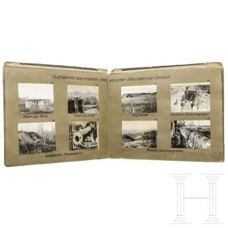 Fotoalbum einer dt. Fliegerabteilung im 1. Weltkrieg mit Einsatz bei Verdun - photo 4