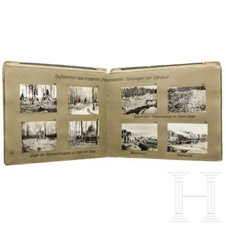 Fotoalbum einer dt. Fliegerabteilung im 1. Weltkrieg mit Einsatz bei Verdun - фото 5