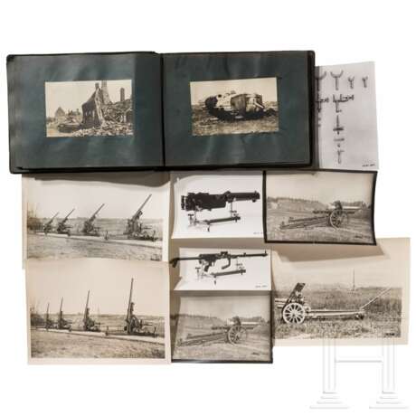 Fotoalbum mit zahlreichen technischen Aufnahmen aus dem 1. Weltkrieg 1914-18 - photo 1