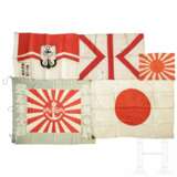 Japan - fünf unterschiedliche Fahnen, 2. Weltkrieg - photo 2