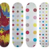 A FULL SET OF DAMIEN HIRST 'SPIN' & ‘SPOTS' SKATEBOARDS - photo 1