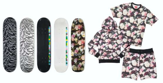 A COLLECTION OF PETER SAVILLE SKATEBOARDS & APPAREL - photo 1
