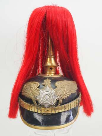 Helm für Musiker der Garde-Grenadier-Regimenter mit Paradebusch - Kammerstück. - фото 1