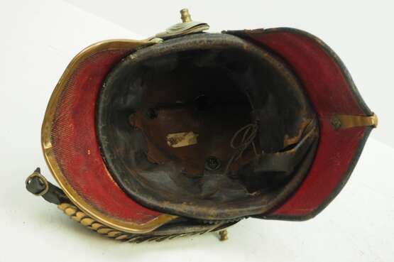 Helm für Offizeire des Infanterie Regiment Nr. 10, Modell um 1842. - Foto 6