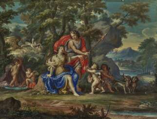 Flämisch (?) - Venus und Adonis , 17. Jahrhundert