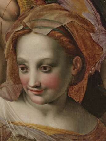 Andrea del Sarto (Andrea d'Agnolo [di Francesco]), Nachfolge - Maria mit dem Kind, dem Johannesknaben und drei Engeln - Foto 3