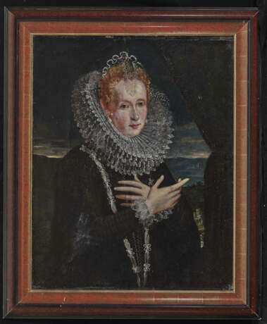 Flämisch (?) - Bildnis einer adligen Dame , 17. Jahrhundert - photo 2