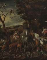 Jan Brueghel d. Ä., nach - Der Einzug der Tiere in die Arche Noah