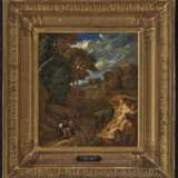 Gaspard Dughet, gen. Gaspard Poussin, zugeschrieben - Baumlandschaft mit antikisierender Figurenstaffage - фото 2