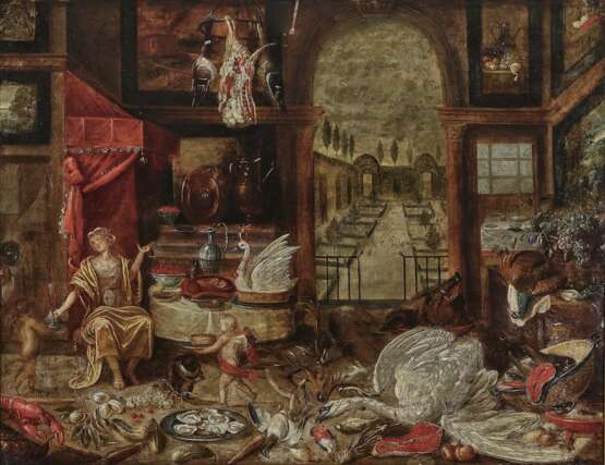 Flämisch - Allegorie des Geschmacks , 17. Jahrhundert - фото 1