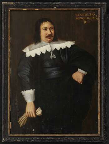 Deutsch - Bildnisse eines Herrn und einer Dame , Um 1642 / 1646 - фото 3