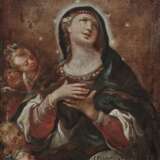 Süddeutsch - Maria Immaculata mit Engeln , Um 1700 - Foto 1