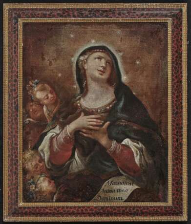Süddeutsch - Maria Immaculata mit Engeln , Um 1700 - Foto 2