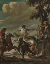 Georg Philipp Rugendas, Umkreis - Reiterschlacht