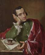 Peter Jacob Horemans. Peter Jacob Horemans, zugeschrieben - Bildnis eines Herrn mit Kaffeetasse 