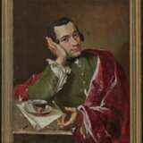 Peter Jacob Horemans,  zugeschrieben  - Bildnis eines Herrn mit Kaffeetasse  - photo 2