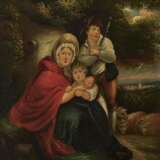 England - Mutter mit zwei Kindern , 1. Hälfte 19. Jahrhundert - фото 1