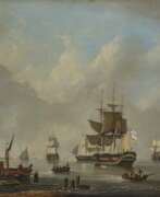 Dominique de Bast. Dominique de Bast - Hafenszene mit Schiffen 