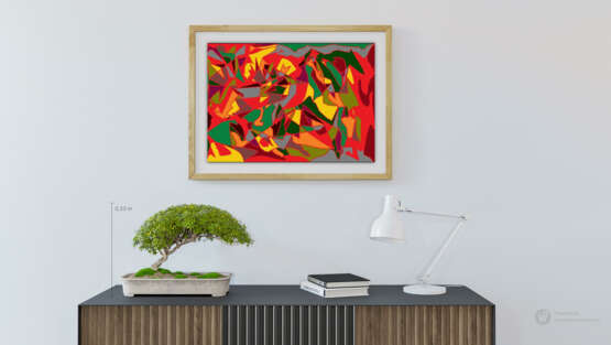 Painting “Jungle”, Paper, Computer graphics, Digital art, Kazakhstan, 2019 - photo 1