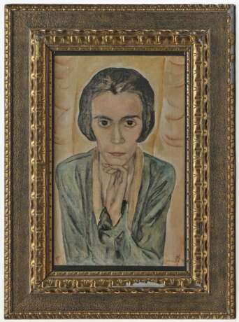 Karl Hauk - Portrait of a lady. 1924 - фото 1