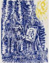 Jörg Immendorff - Dialectic of the gods. 1986