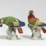 Zwei Papageien Meissen - Foto 1