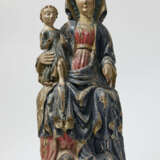 Thronende Maria mit Kind Schweiz, Anfang 15. Jahrhundert - Foto 1