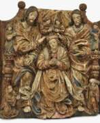 Meister des Pulkauer Altars. Marienkrönung Meister der Pulkauer Altarskulpturen (tätig vermutl. in Wien 1. Drittel 16. Jahrhundert), um 1530